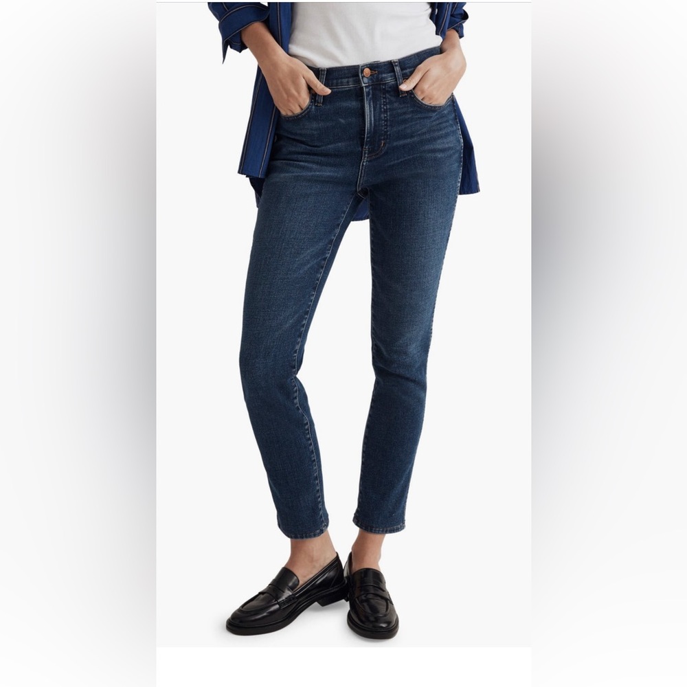 Madewell Stovepipe Jean in Pendleton Wash